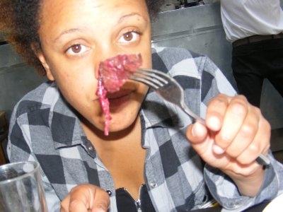 Gem Eats Ox Heart