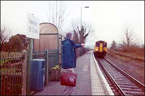 The station at the Devon village of Newton St Cyres narrowly escaped the Beeching cuts, but 40 years on hardly anyone uses it.
