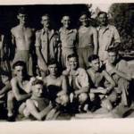 3rd The King’s Own Hussars 3rd Troop taken outside the billet, Sarafand July 1946