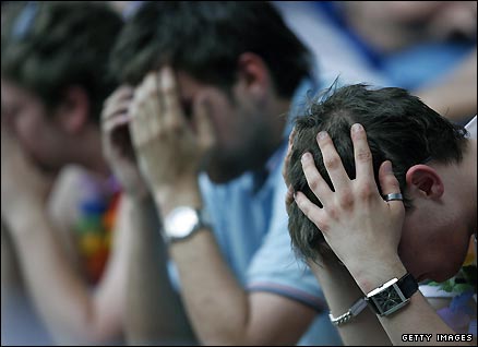 Reading fans feel the pain of relegation