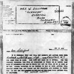 An Example of War Office Communication.