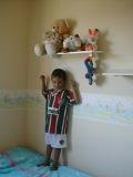 my son wearing a fluminense shirt
