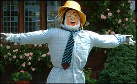 scarecrow building
