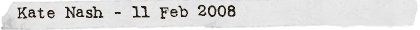 Kate Nash - 11 Feb 2008