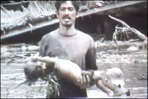 Tsunami victim