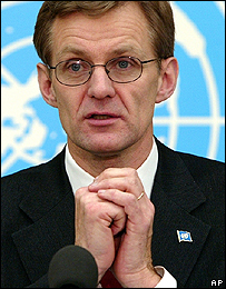 Jan Egeland, UN emergency relief co-ordinator