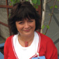 Ailish Teague in the BBC Northern Ireland garden