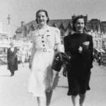 August 1939 Pothcawl Promenade, South Wales. My sister Mary Brown and myself Dorothy one week before the outbreak of WW2 I am the taller of the two- tho' the younger. Little did we know of the onset of 6yrs war!!we had just been to a tea dance at the Pavilion- Hummmmmm