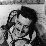 FLT. LT. CONNIE (GORDON) CONWAY -WOODPECKER FIGHTER PILOT IN THE COCKPIT OF HIS SPITFIRE VC BURMA 1944