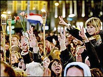 Amsterdam'da gösteriler