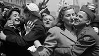 Victory celebrations in 1945