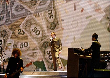 Live on the big stage