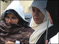 Mrs Yaqoob, Aisha and Zaida