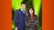 A deadly trap awaits The Doctor (David Tennant) and Sarah Jane (Elisabeth Sladen)