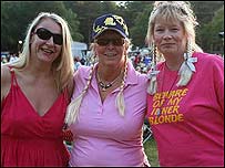 Blondie fans by Lee Allen