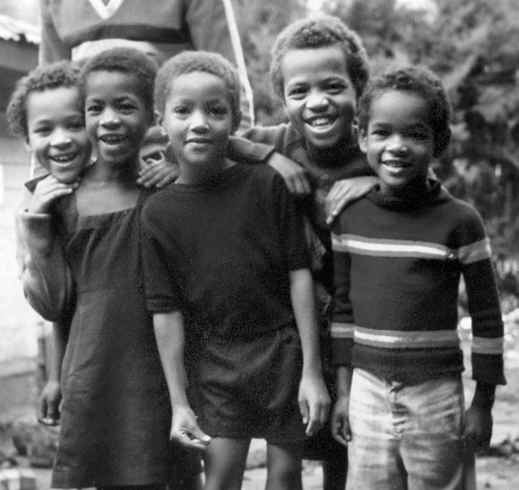 A group of African siblings