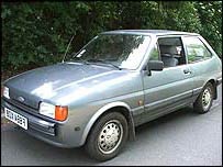 The fiesta car