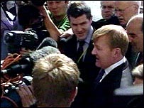 Charles Kennedy surrounded in Brighton