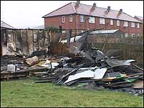 Pigeon loft arson attack