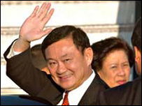 Former Thai Prime Minister Thaksin Shinawatra