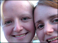 Hannah Green and Alex Jones at Stansted House