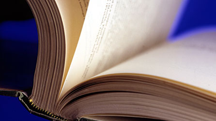 Image of an open book