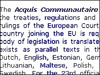 Part of an EU document