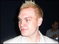 Danirl Hewitt, winner of Stoke's Got Talent 2008