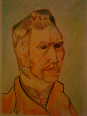 My drawing of Vincent Van Gogh