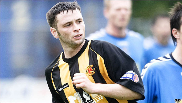 Annan forward John MacBeth