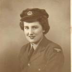Jenny in her uniform sixty years ago
