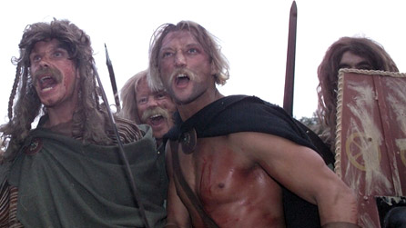 Barbarians attacking