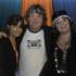 Claudia with Glenn Tilbrook of Squeeze and Janice Long