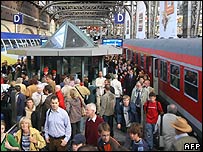 10 milioane de germani folosesc zilnic trenul