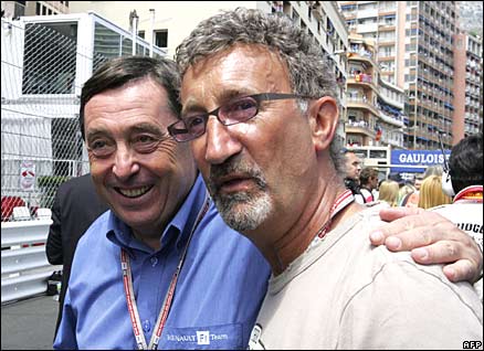 Patrick Faure, Eddie Jordan, Monaco GP, 2008