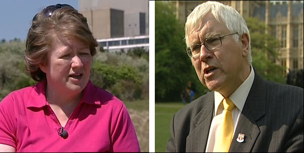 Bob Blizzard and Therese Coffey