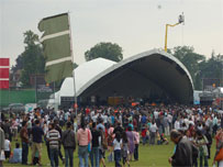 stage in Lloyd park in Croydon