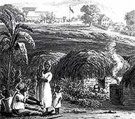 Image of an early 19th-century field workers, St Johns, Antigua