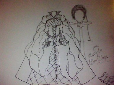 Queen Mary tudor dress