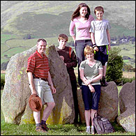 The Fothergill family, August 2004