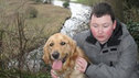 Darragh and his guide dog Ike