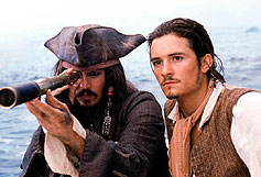 Image: Johnny Depp and Orlando Bloom in 'Pirates of the Caribbean'
