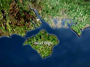 Isle of Wight location map