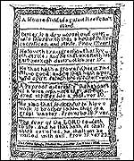 Sampler made by the Bronte sisters