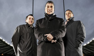 Six Nations Rugby: (L-R) Jonathan Davies, John Inverdale and Jeremy Guscott