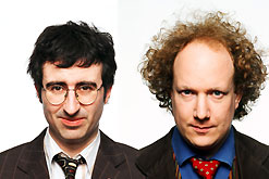 John Oliver and Andy Zaltzman in Political Animal