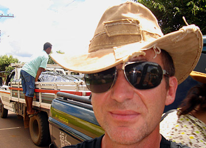 Bruce and his authentic cowboy hat