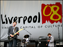 Hear new bands at the Mathew St Festival.