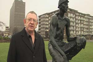 Gary Cox is the chairman of a group who are campaigning to move the statue of a Kent coal miner from Dover seafront. 