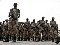 Soldados da União Africana em Darfur